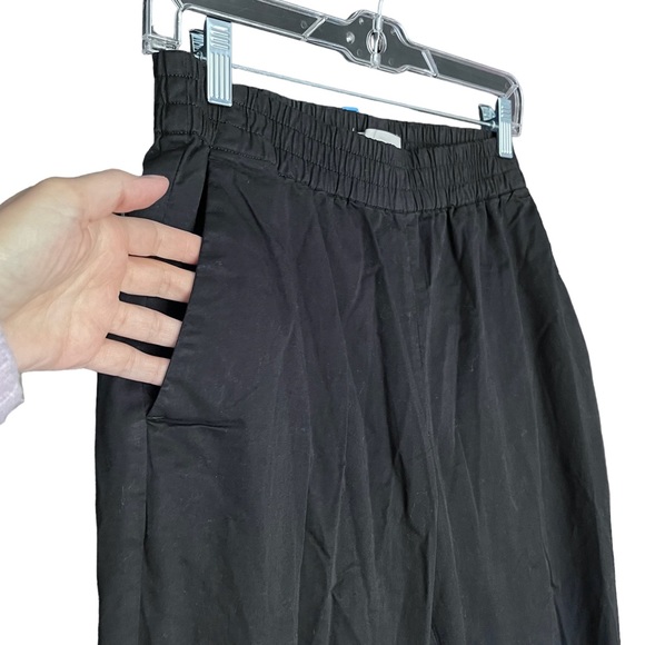 Evelyn’s Pull-On Elastic Waist - Cotton High Rise Straight Leg Pants 6 Med - Picture 3 of 8
